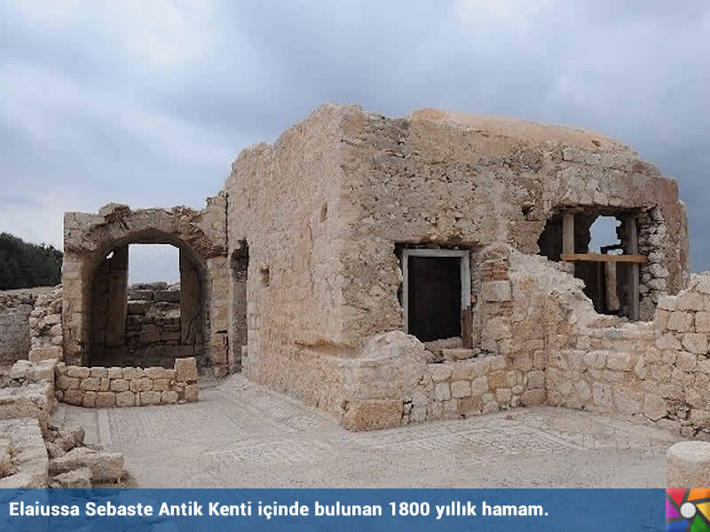 1800 yıllık sağlık dileği yazıtı Mersin'de bulundu | Elaiussa Sebaste Antik Kenti içindeki Hamam
