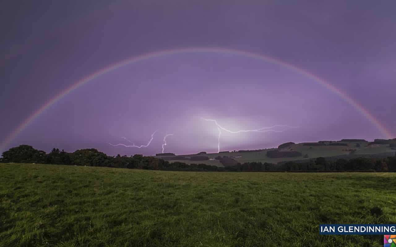 İngiltere'nin Northumberland'teki Aykuşağı