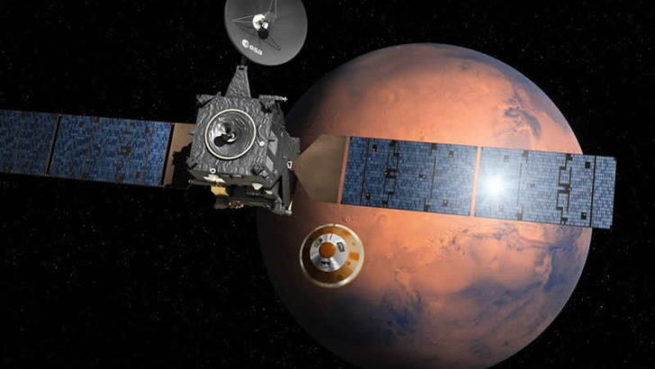 Schiaparelli Mars’a indi!