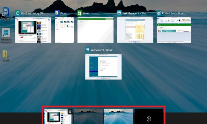 Windows 10 Üzerinde Çoklu Masaüstü Özelliği