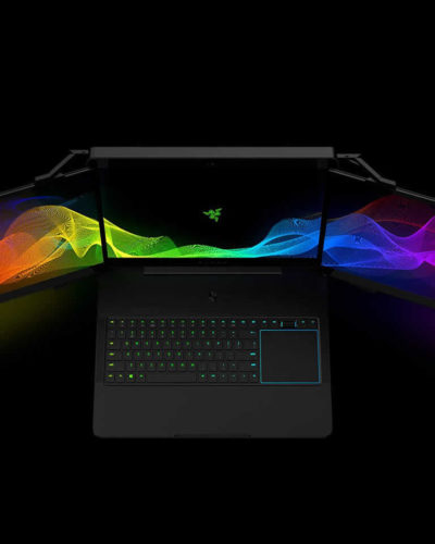 Grafik tasarımcılara ve oyun severler için 3 ekranlı laptop üretildi!