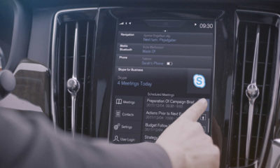 Volvo otomobillerde Skype artık kurulu gelecek!