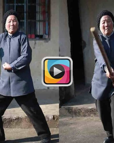 94 yaşındaki Kung Fu yapan Çinli nine hayata meydan okuyor!