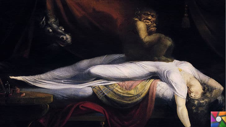 Karabasan Çökmesi yada tıbbi adıyla Uyku felci nedir? |  The Nightmare, 1781'de Henry Fuseli tarafından çizilen tabloda uyku felcinin sebebi