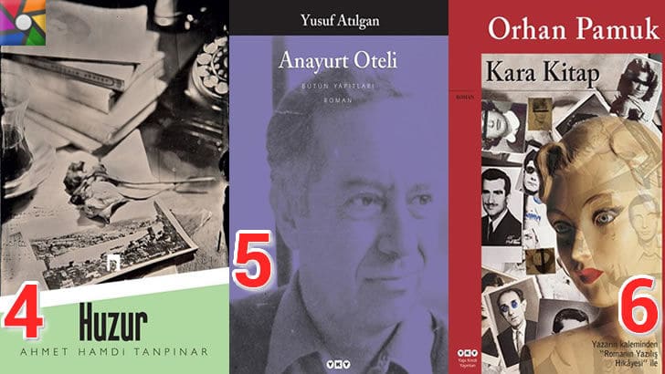 Türk Edebiyatının okunması gereken en iyi 100 Roman nedir? en iyi oy alan 4. 5. 6. romanı