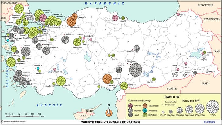 Enerji Kaynakları Nedir? Yenilebilir Enerji Kaynakları Nelerdir? | Türkiye'deki Termik Santrallerin Haritası