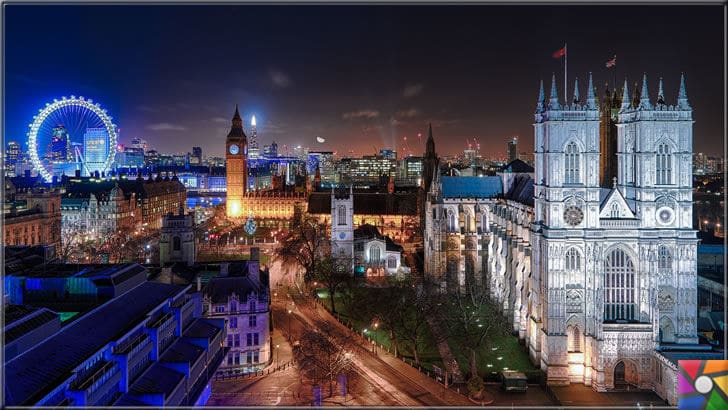 Dünya genelinde en çok turist çeken ilk 6 şehir hangileridir? | Rüya şehir Londra Big Ben & Westminster Sarayı gece manzara fotoğrafı