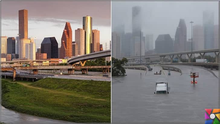 Doğanın gazabı kasırgaların şiddetleri neden giderek artıyor? | Harvey kasırgası Houston şehrinde yaşamı felç etti