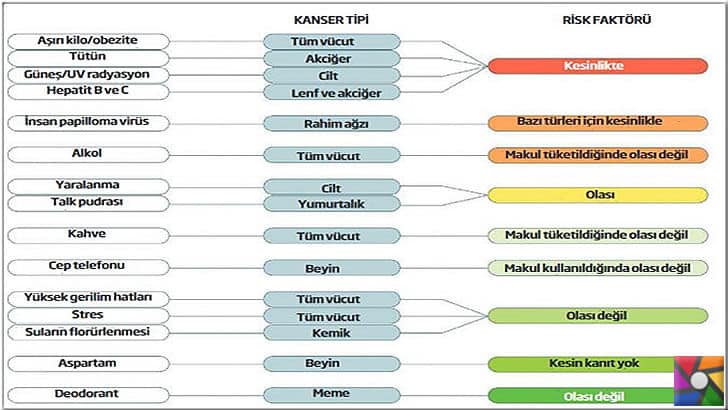 ansere yakalanma riskini azaltmak için kaçınmamız gereken şeyler var. Bazı şeyler için de kaygı duymamıza gerek yok