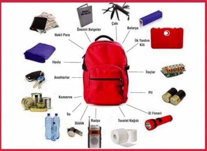 Deprem çantası hazır mı?