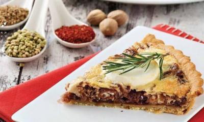 Kırmızı soğanlı ve baharatlı tart tarifi