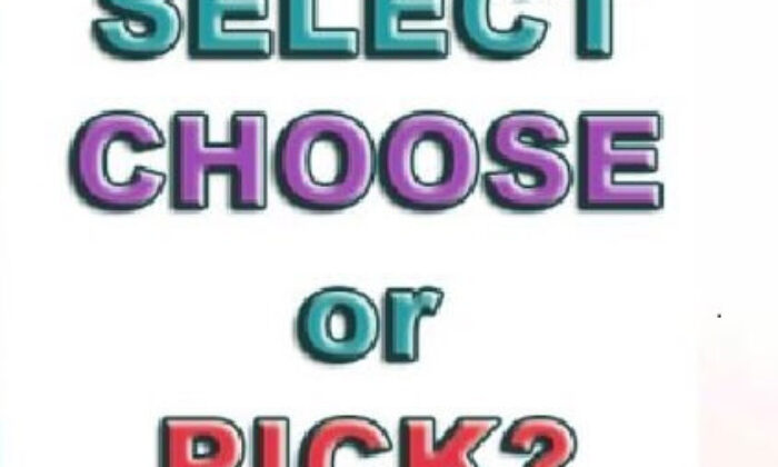Choose, select ve pick arasındaki farklar nelerdir?
